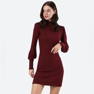⚘2 for $16 Bishop-Sleeve Bodycon Mini (Garage)